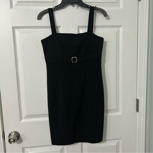 Black mini dress